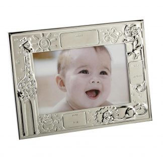 Silver Plated Baby Data Frame - FS601