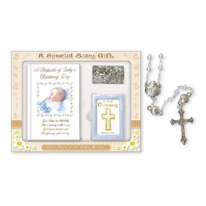 Christening rosary hot sale beads