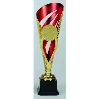 Gold & Red Grand Voyager Dance Cup trophy award - 571/DAN