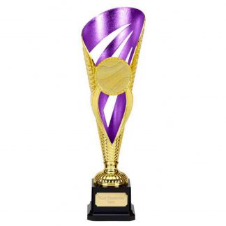 12.5" gold & purple Grand Voyager Dance Cup -