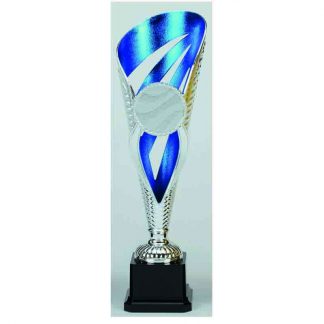 12.5" Silver & Blue Grand Voyager Dance Cup - 576/DAN