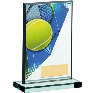 *NEW* Tennis Jade Glass Award – 3 Sizes - D212