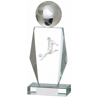 *NEW* Glass Male Football Award - 3 Sizes - GLF54