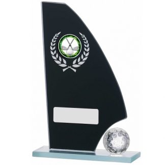 *NEW* Golf Mirror Glass Award – 3 Sizes - GLG46