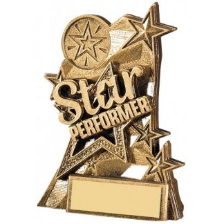 Resin Star Performer Trophy - 2 Sizes - RM012