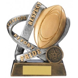 *NEW* Resin Infinity Rugby Trophy - 3 Sizes - RR002