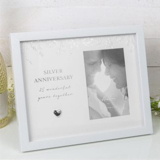 Amore Silver Wedding Anniversary Photo Frame - AM11825
