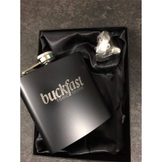 buckfast hipflask in gift box