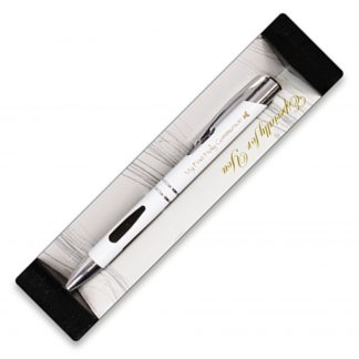 *ENGRAVED FREE WITH NAME* First Holy Communion White Pen - C35823