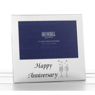 6"x4" Happy Anniversary Aluminium Photo Frame - 72211