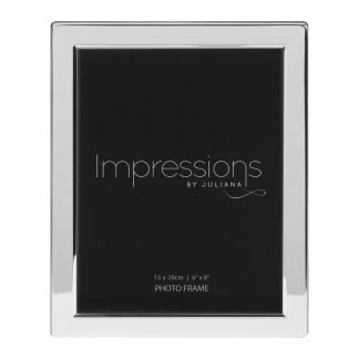 6" x 8" Impressions Silver Plated Photo Frame - 362068S