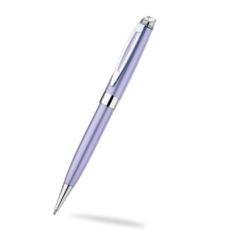 *FREE NAME* Lilac Crystal Sliced Top Ballpen - 1123L