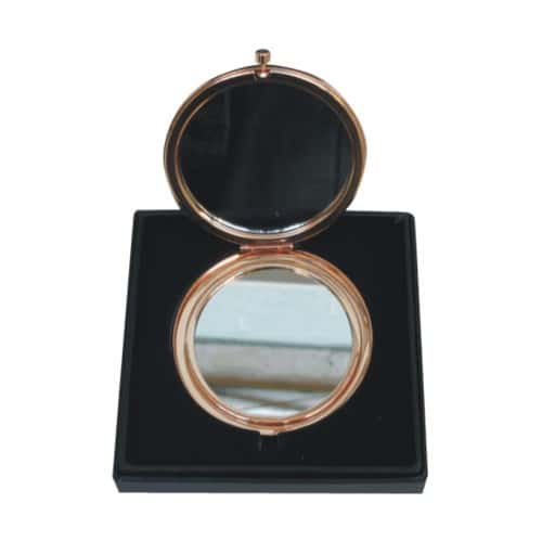 Round Rose Gold Compact Mirror – ROSE 1 | Winning Awards