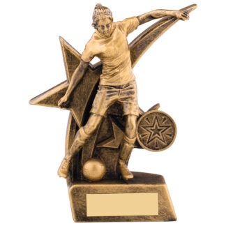 Zodiac Female Football Player Award - 4 Sizes - RF071