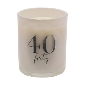 40th Birthday Champagne Candle - MS145