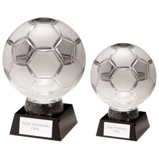 Empire Crystal Football Award - 2 Sizes - CR17113