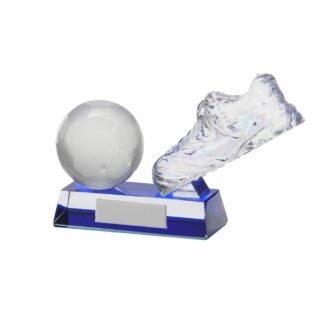 Legacy Boot & Ball Crystal Football Award - CR9030B