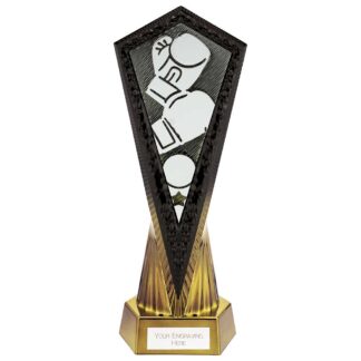 Black and Gold Inferno Boxing Trophy - PA24027
