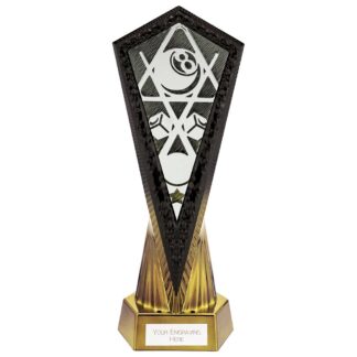 Black and Gold Inferno Pool Trophy - PA24028