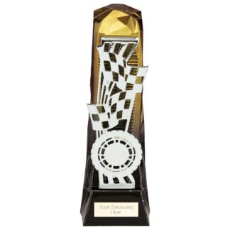 Black and Gold Shard Motor Sport Trophy - PA24039