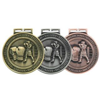 70mm Olympia Boxing Medal - 3 Colours - MM17014